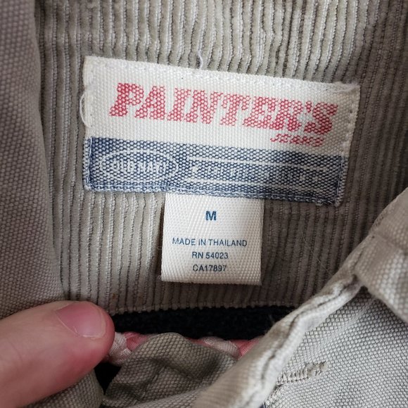 OLD NAVY PAINTER'S JEANS MEN'S JACKET SIZE MEDIUM - Picture 15 of 16